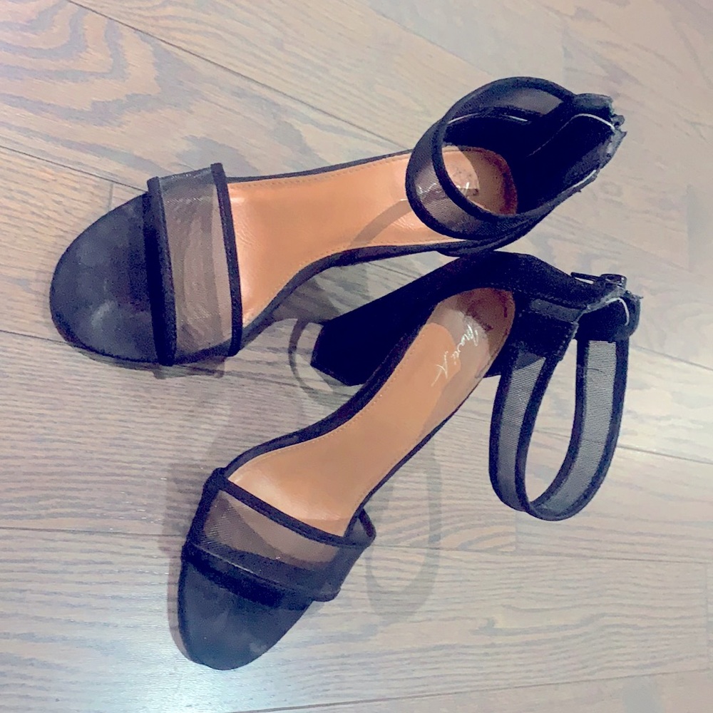Black heels.